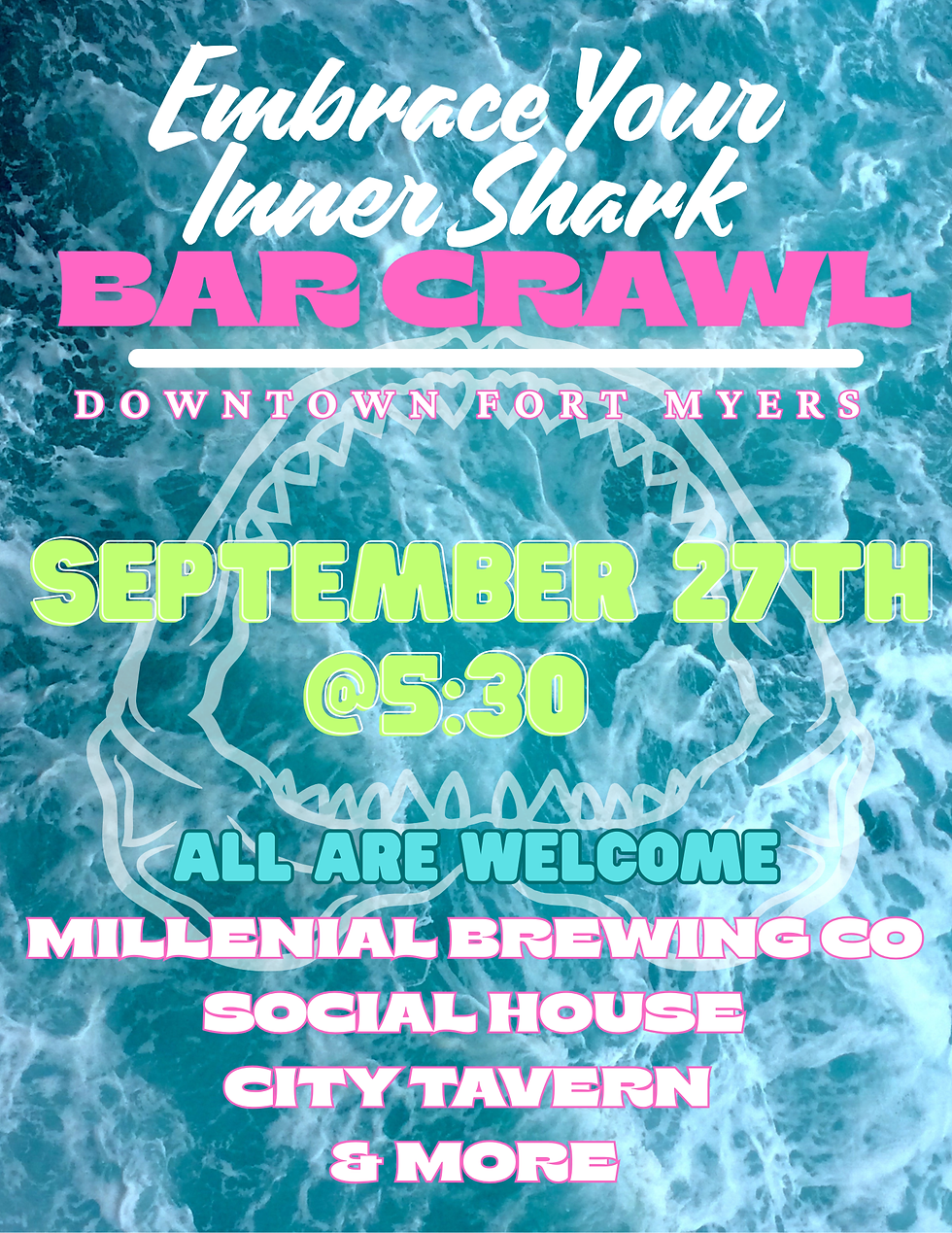 Embrace Your Inner Shark Bar Crawl