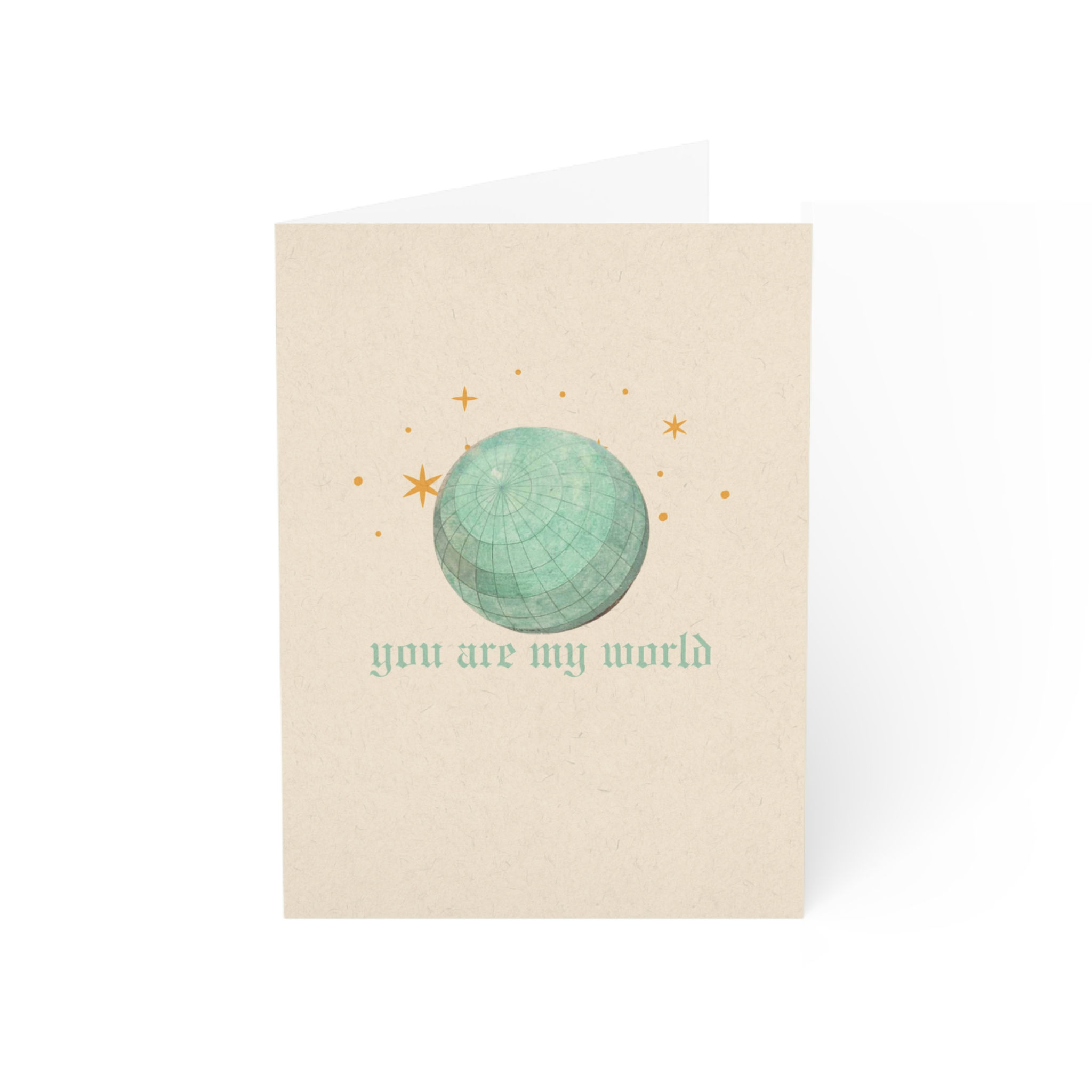 My World Card (Blank Inside)