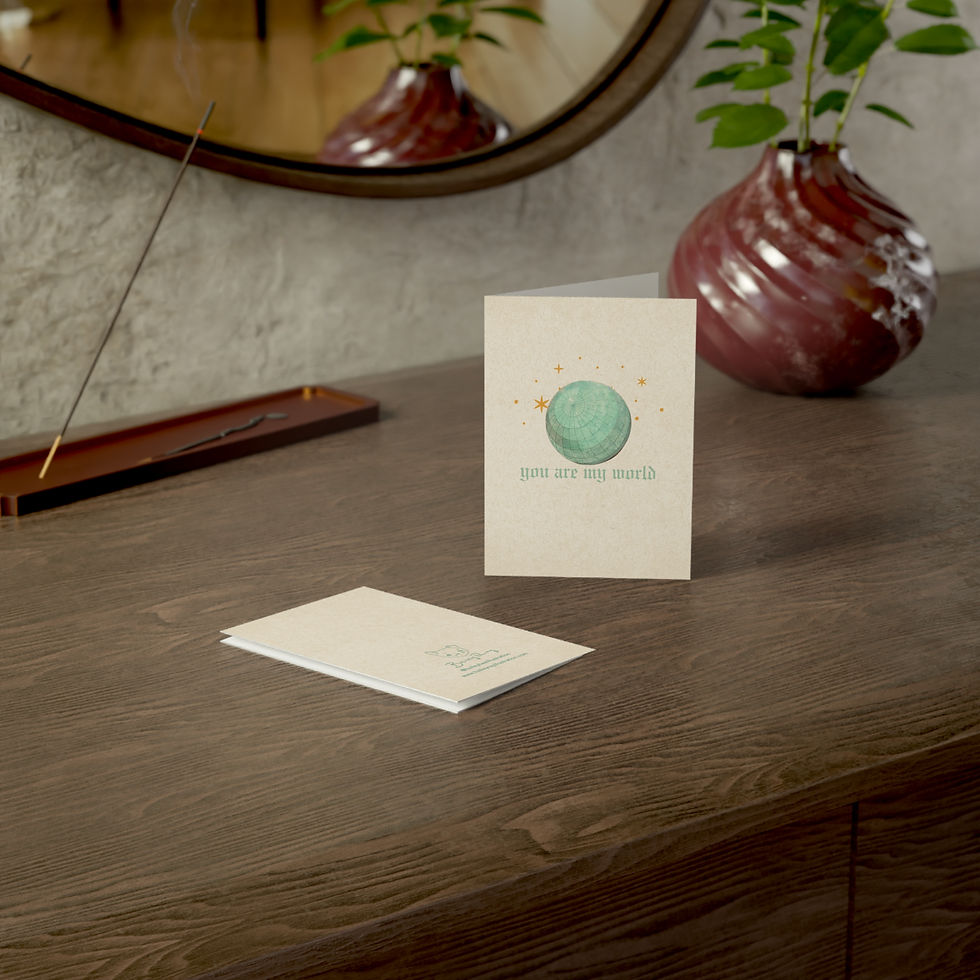 Thumbnail: My World Card (Blank Inside)