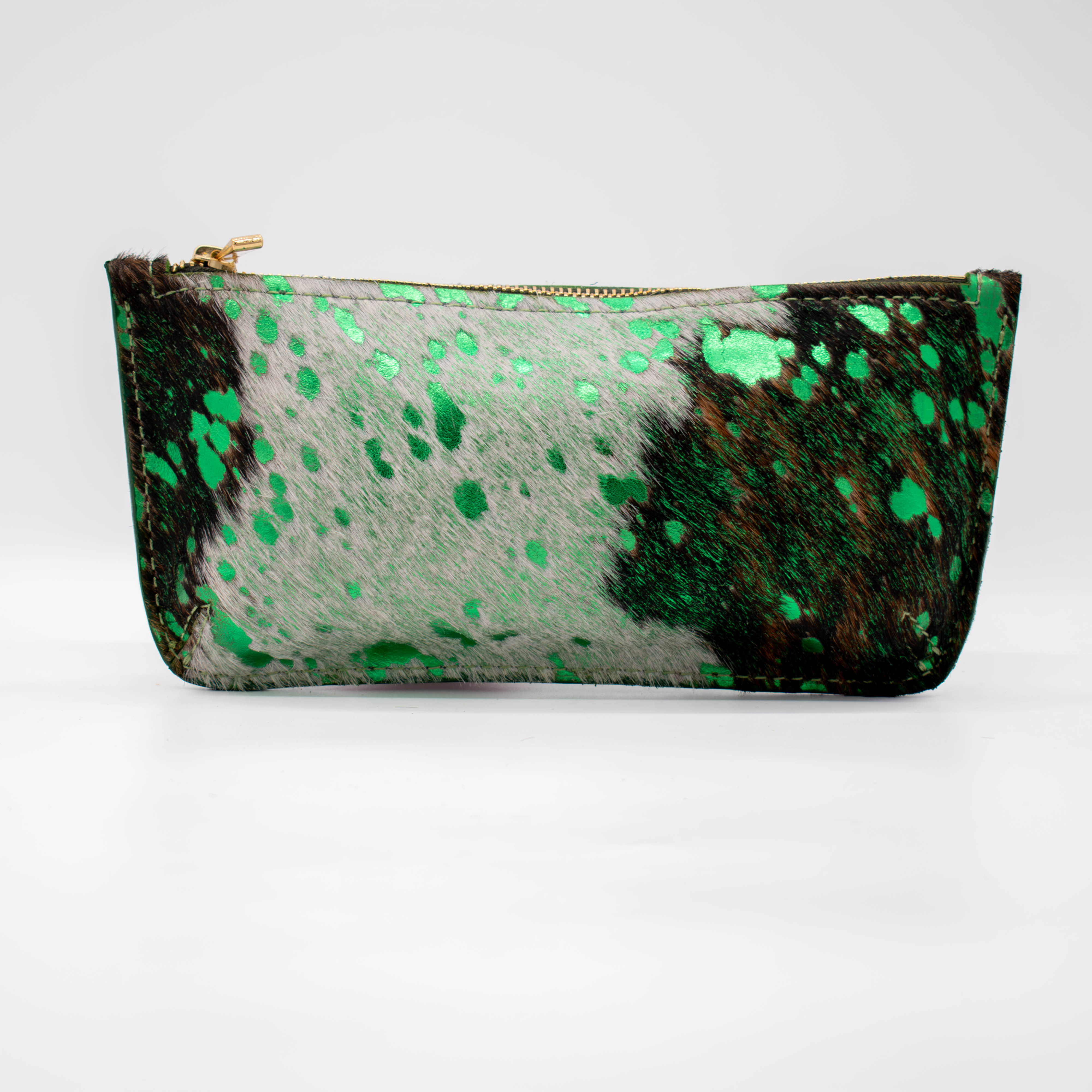 Bigger Marlena ~ Green Metallic Cowhide