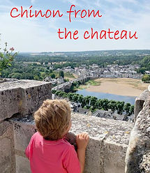 chinon, river vienne from the chateau