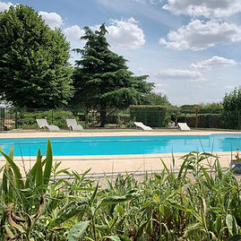 gite swimming pool chezelet chino loire valley