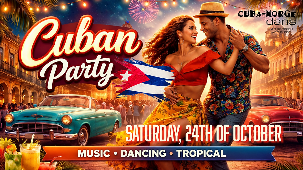 Cuban Party Bergen🕺💃Saturday, 24th October💃🕺