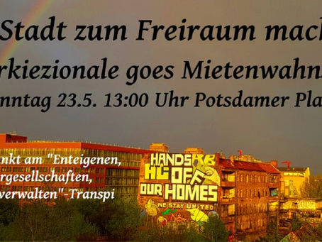 ベルリンで大規模なデモが予定される