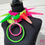 Thumbnail: NeonPink& Green Faux Choker M