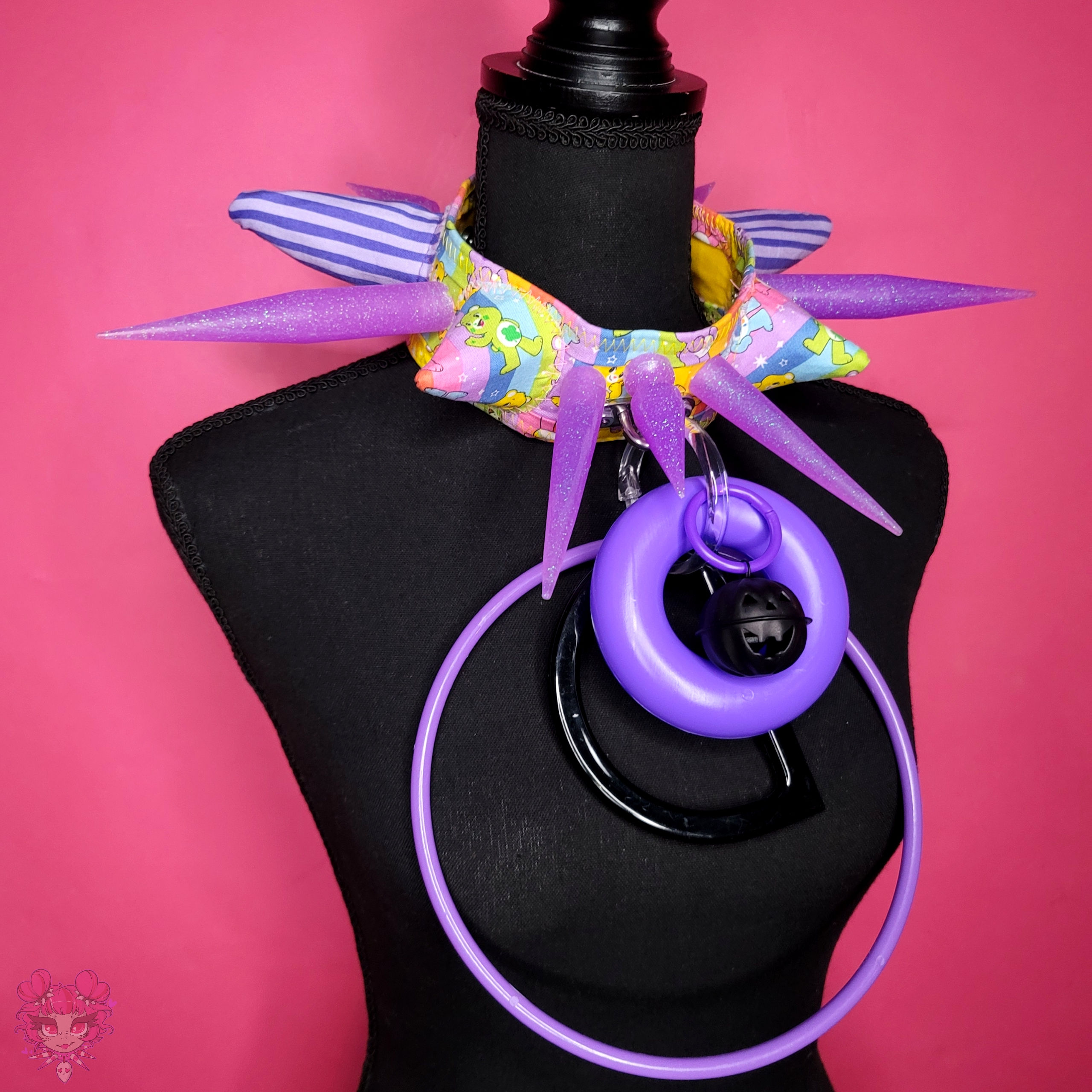 Purple Rings Care Bear Choker