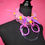 Thumbnail: Purple & Pink Fabric CareBears Choker 