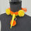 Thumbnail: Yellow orange crochet choker