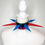 Thumbnail: RED & BLUE SPIKES RAINBOW CHOKER