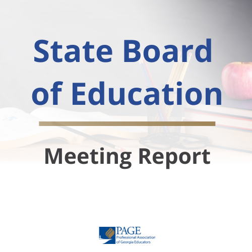 State Board of Education Meeting Report -  July 2025