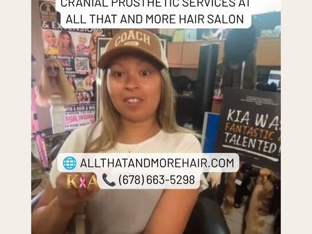 Video highlighting a comfortable, private cranial prosthetic and medical wig appointment. A client shares her positive review, explaining how the welcoming, friend-like atmosphere in the salon made her feel safe and at ease.