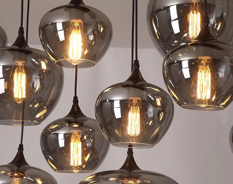 Miniature : Plafonnier LED suspendu au design moderne, éclairage d'intérieur, luminaire d�