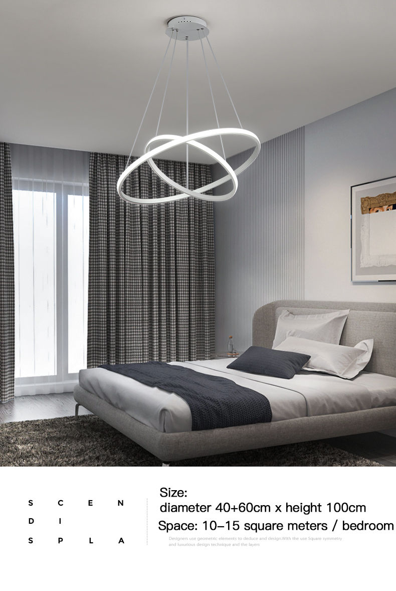 Miniature : Plafonnier LED Circulaire Noir au Design Moderne, Luminaire Décoratif d'Nik, Id