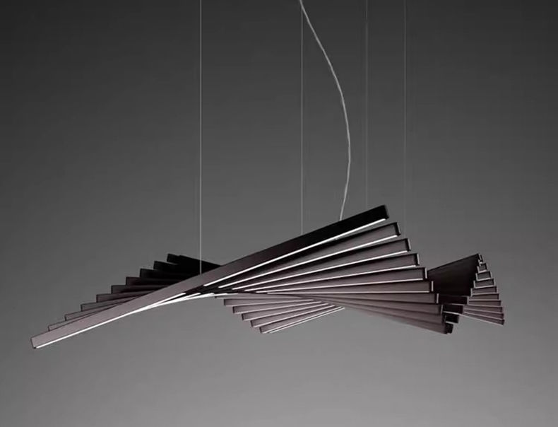 Miniature : Plafonnier LED suspendu au design moderne, éclairage d'intérieur, luminaire d�