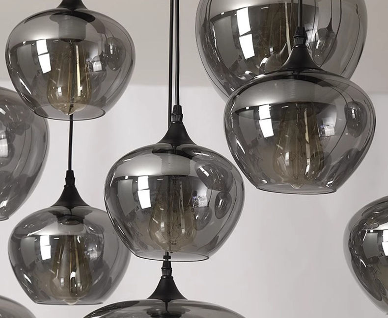 Miniature : Plafonnier LED suspendu au design moderne, éclairage d'intérieur, luminaire d�