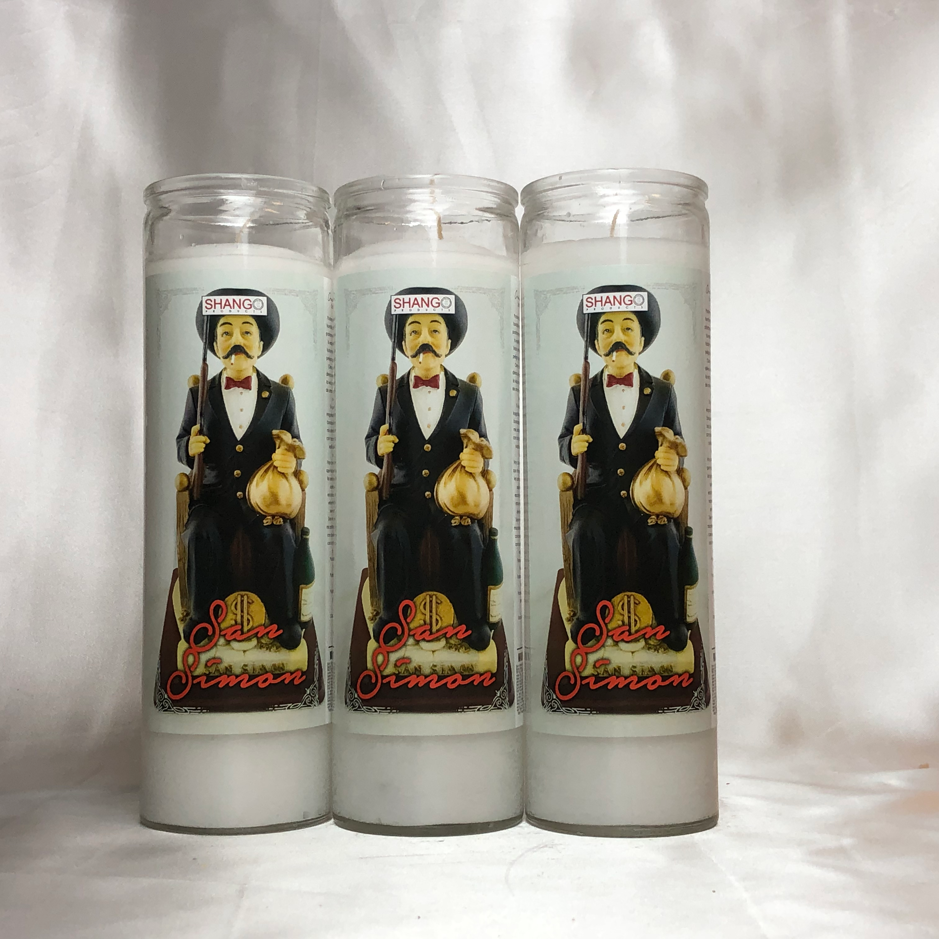 San Simón candle (white)