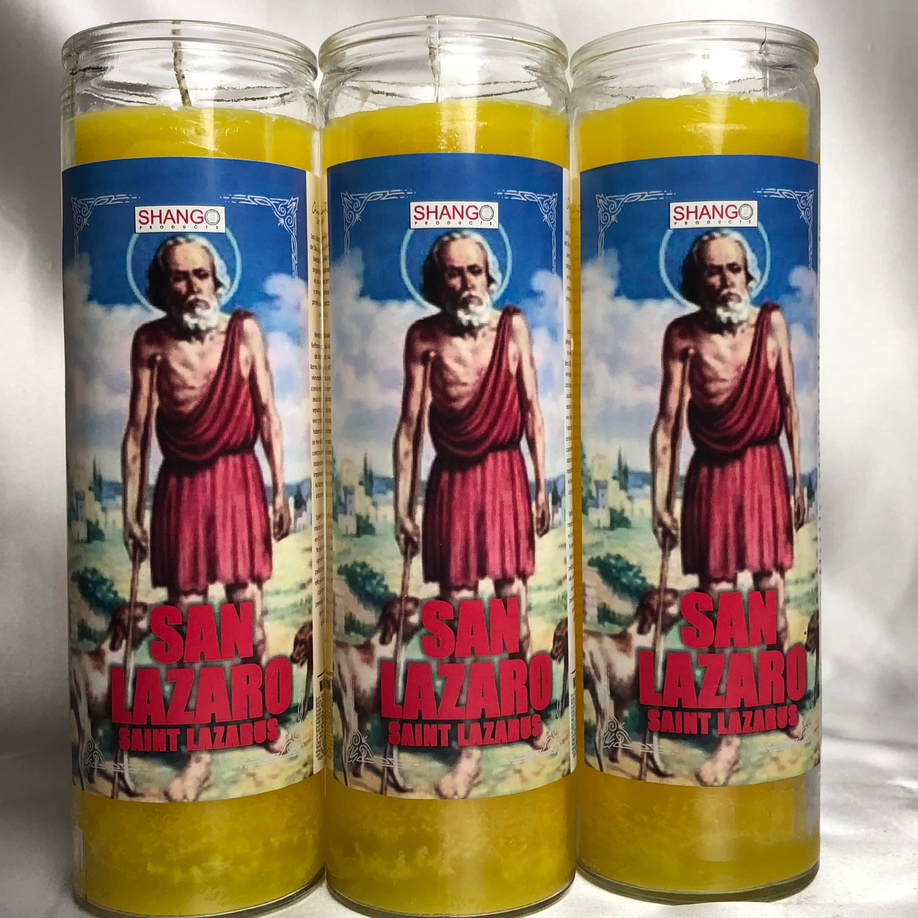San Lazaro candle.