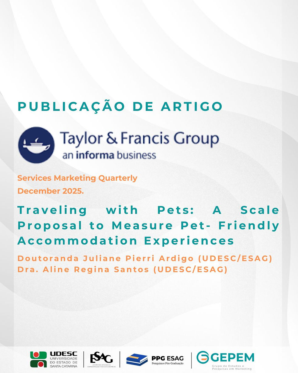 Pesquisa premiada no EnANPAD 2024 é publicada em revista internacional! 🏆