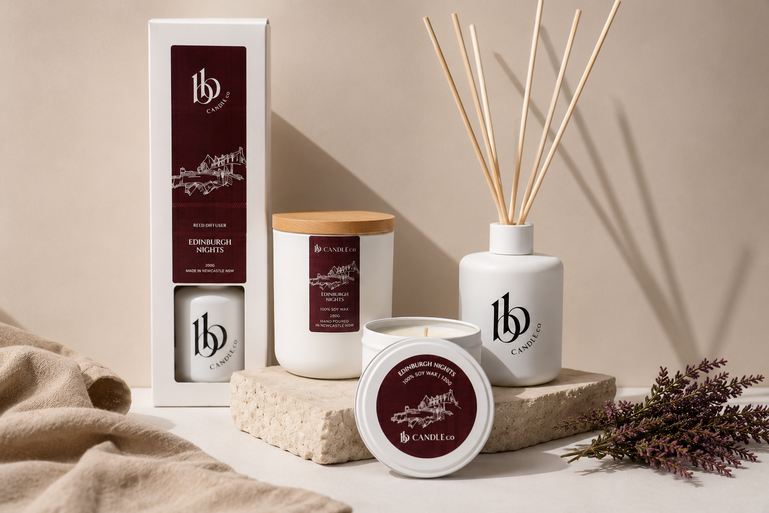 Edinburgh Nights Candle - Scottish Collection