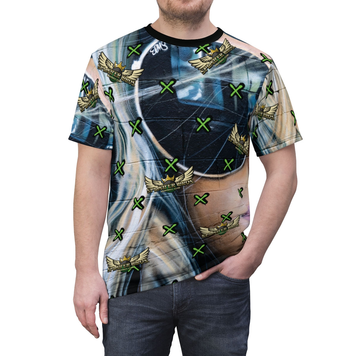 Face Splatter Bros Tee