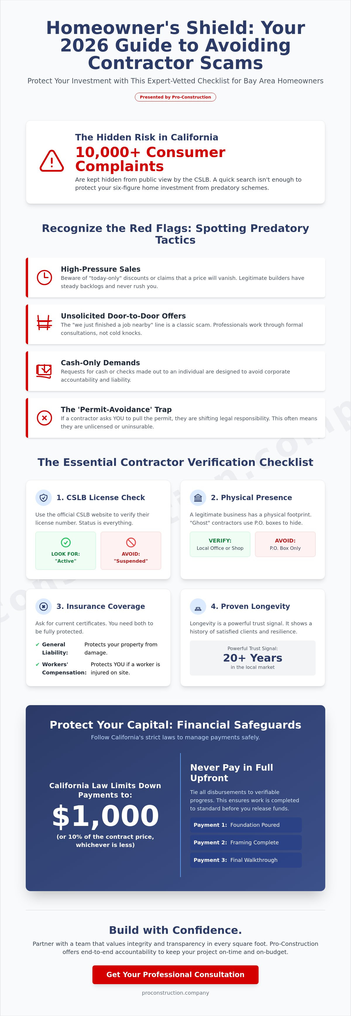 Avoiding contractor scams Bay Area