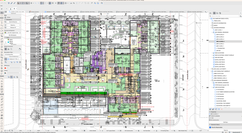 100 room, 6 Star hotel