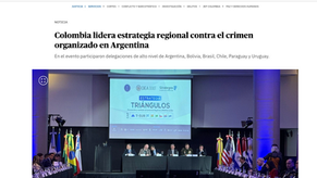 Colombia lidera estrategia regional contra el crimen organizado en Argentina - Estrategia Triángulos Cap. Triángulos Sur