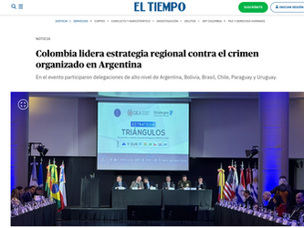 Colombia lidera estrategia regional contra el crimen organizado en Argentina - Estrategia Triángulos Cap. Triángulos Sur