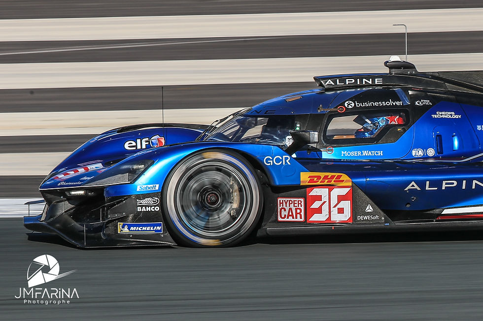 WEC. Les images de la séance de roulage de l'Alpine A424 version 2026.