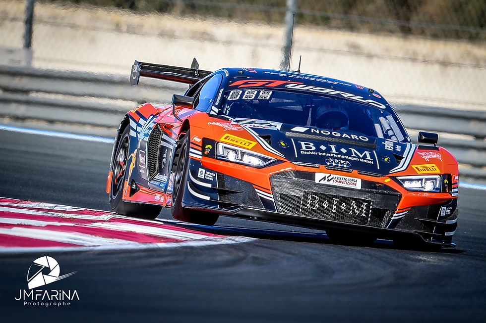 GT World Challenge Europe. Eastalent Racing frappe fort lors du pré-test au Castellet.