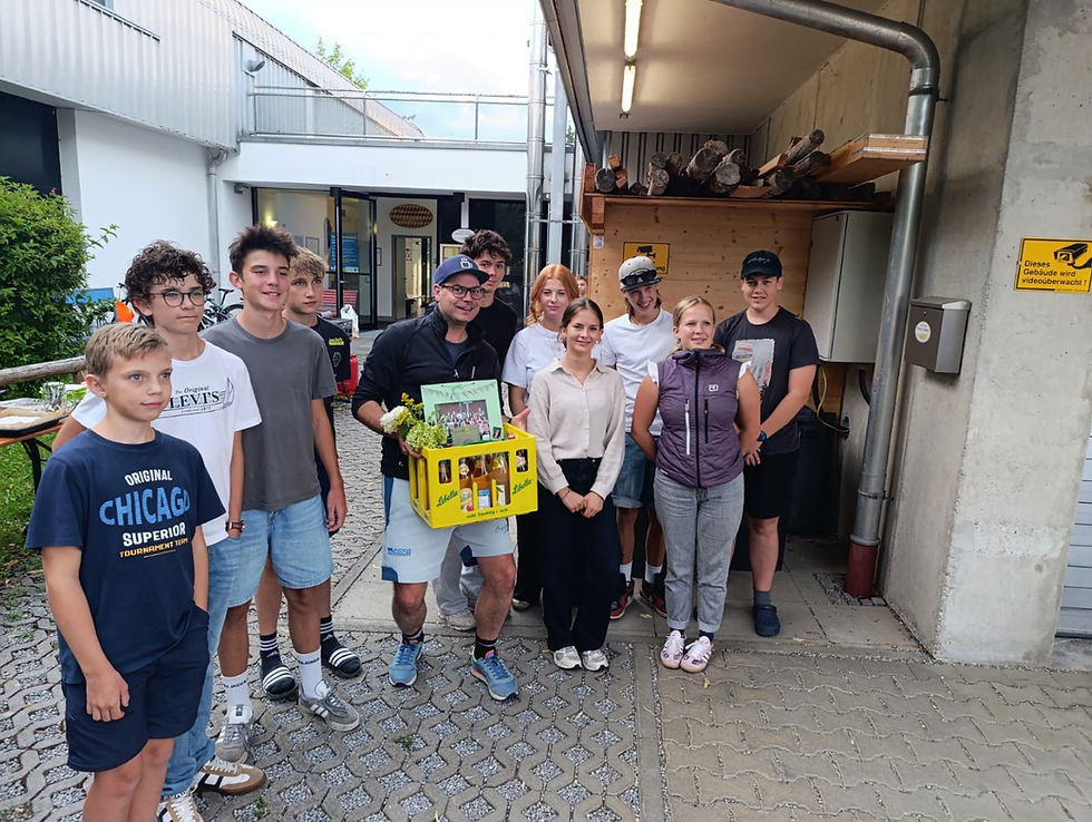 Jahresabschluss der Nachwuchsmusikanten mit Grillfest und Verabschiedung