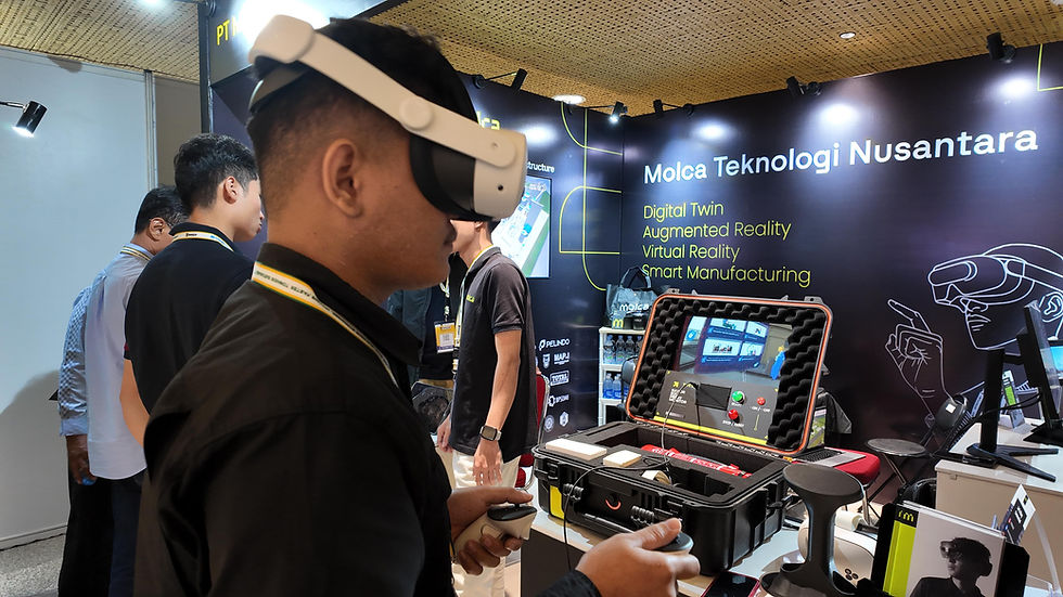 Terbaru di Indonesia 4.0 Conference & Expo 2025: Molca Hadirkan Solusi Digital Twin dan Savior Box VR HSE