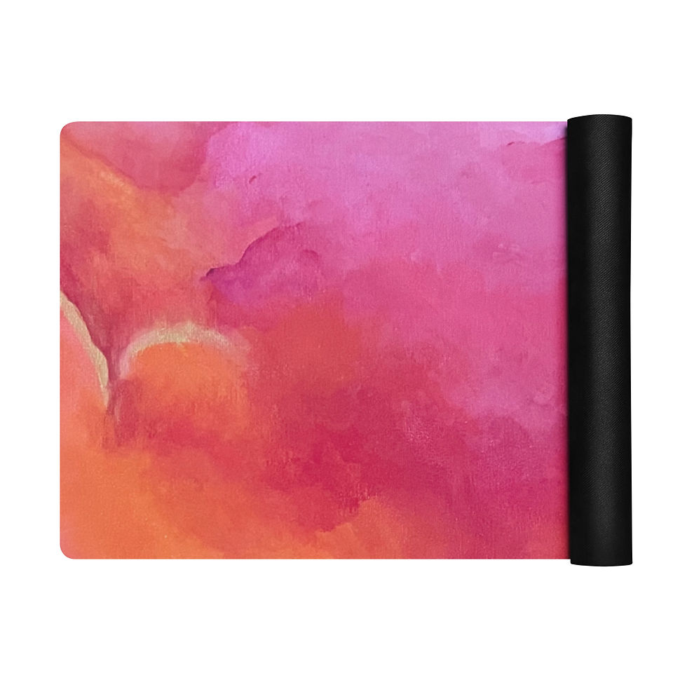 Thumbnail: Love Frequency yoga mat. 