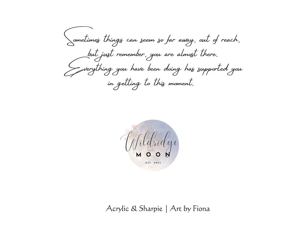 Thumbnail: Description of the Almost There print. 