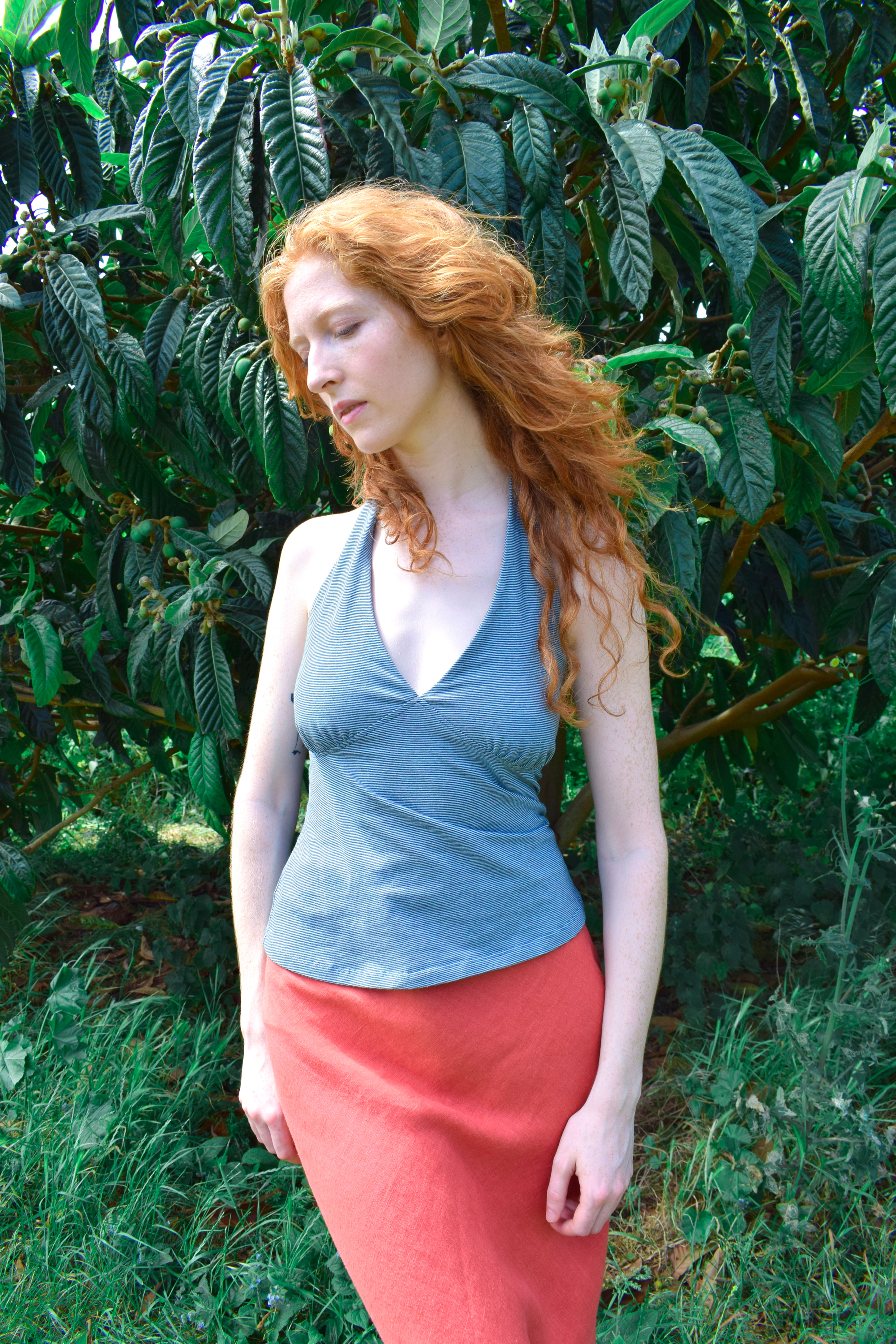 Jane Halter Neck Bluebell