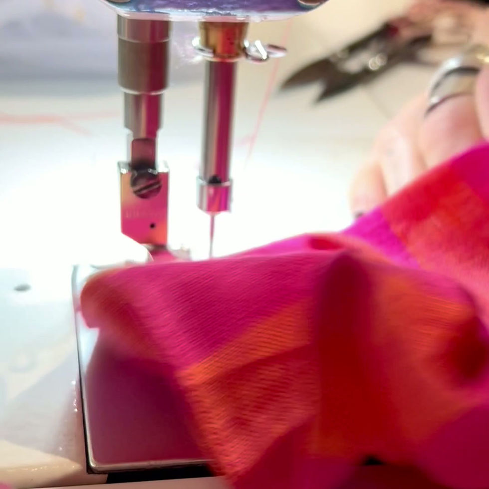 Thumbnail: Magenta Stripe Linen