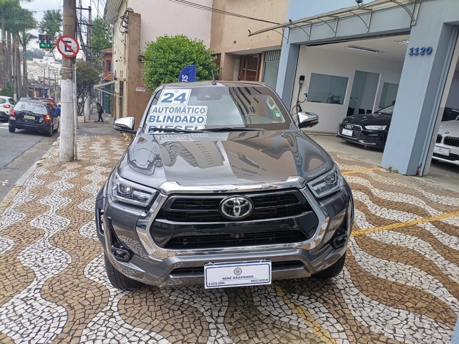 TOYOTA HILUX 2024 2.8 TURBO DIESEL SRX PLUS 4X4 AUTOMÁTICA BLINDADA NÍVEL III 