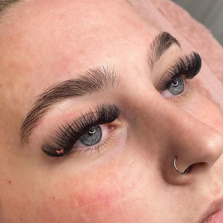 Wispy Lash Extensions for a Soft Glam Look