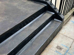 Why are my concrete steps leaking in my house in London?