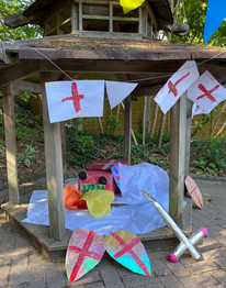 St George's Day dragon lockdown