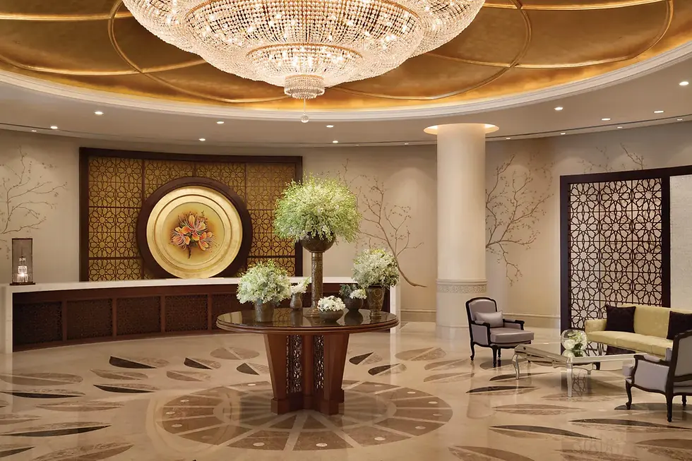 The Reception Area (Image: JW Marriott Marquis Doha)