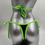 Thumbnail: Twisted Crush - Black Neon Green Trim