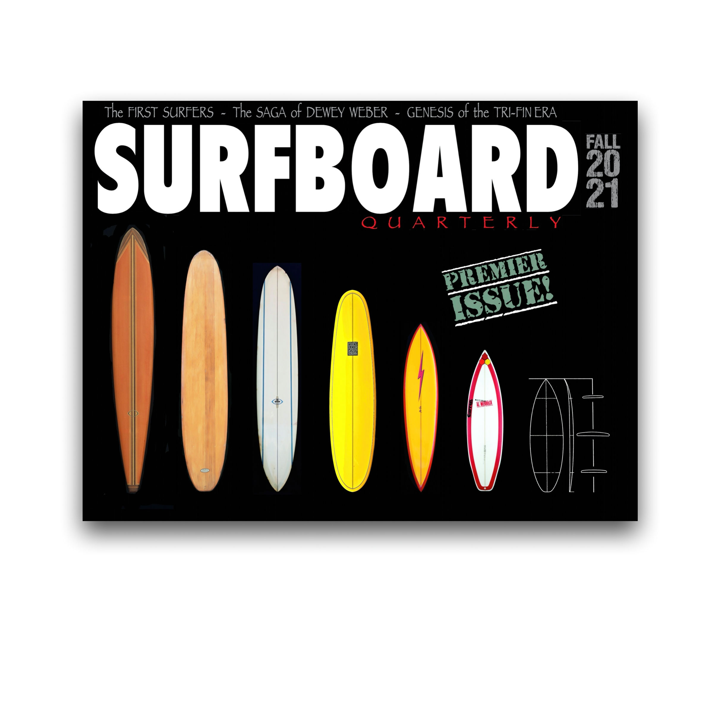 Surfboard Quarterly Premier Issue - On Sale Now