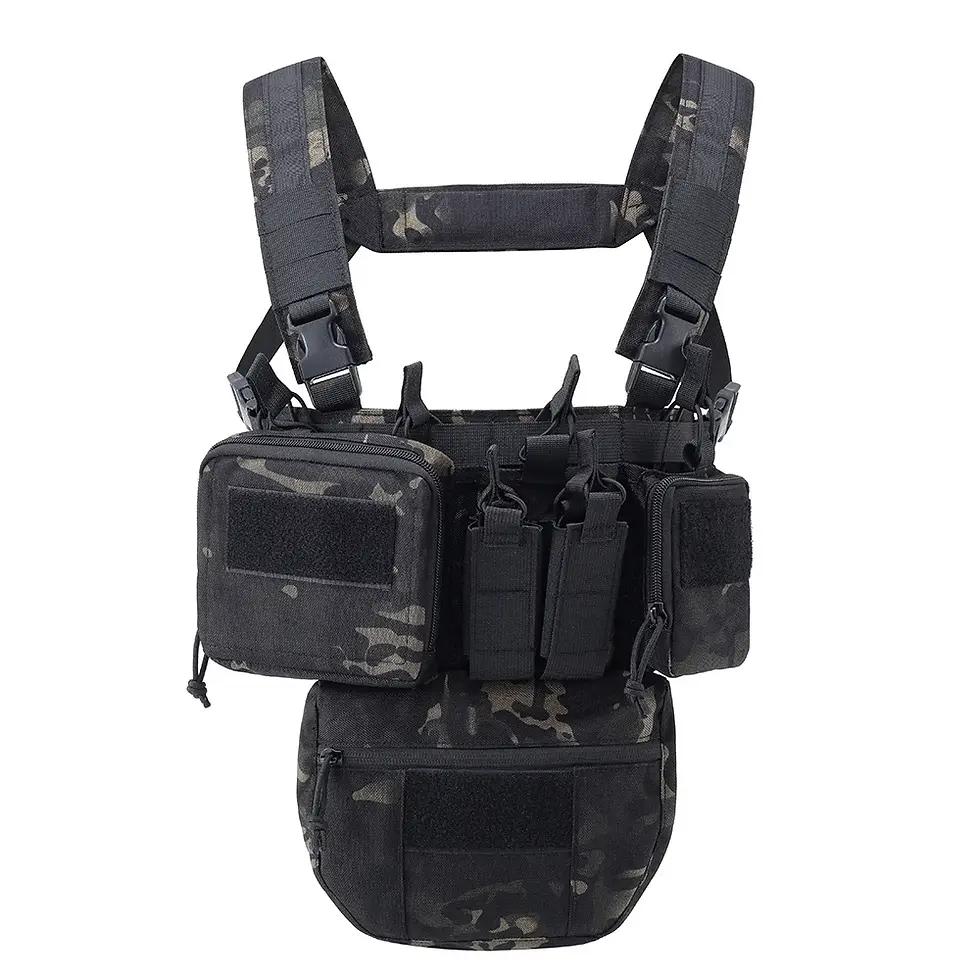 Thumbnail: SINAIRSOFT Chest Rig Airsoft Vest 500D Nylon
