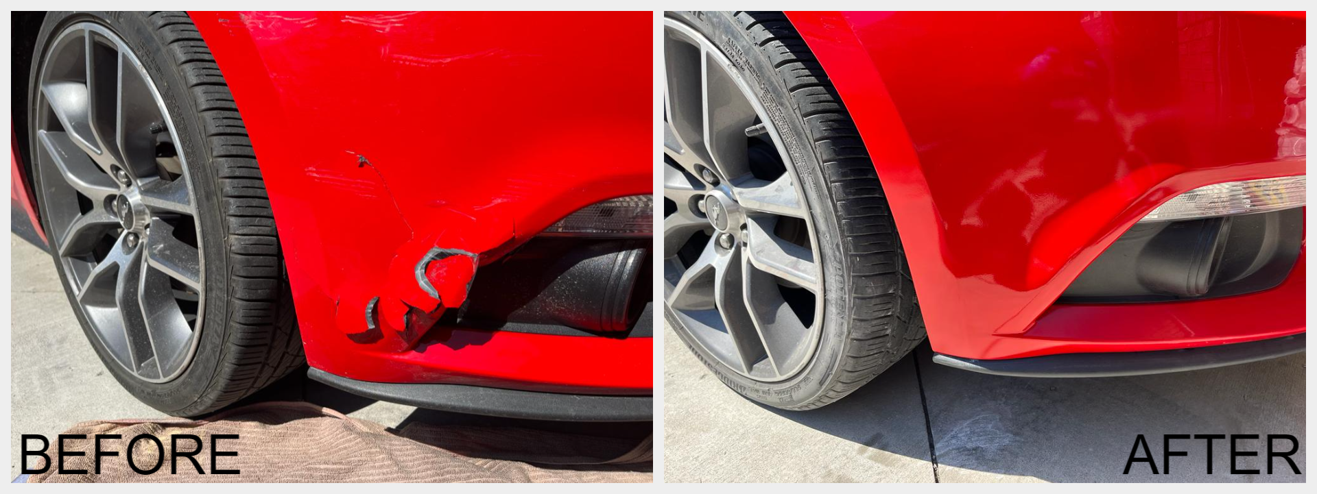 Bumper repair project