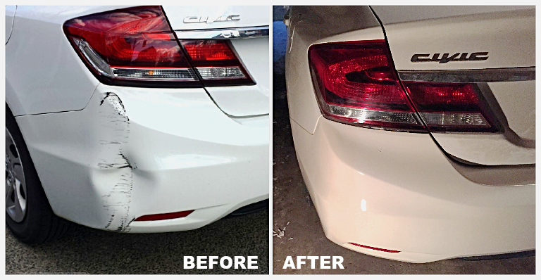 Dent and panel repair project