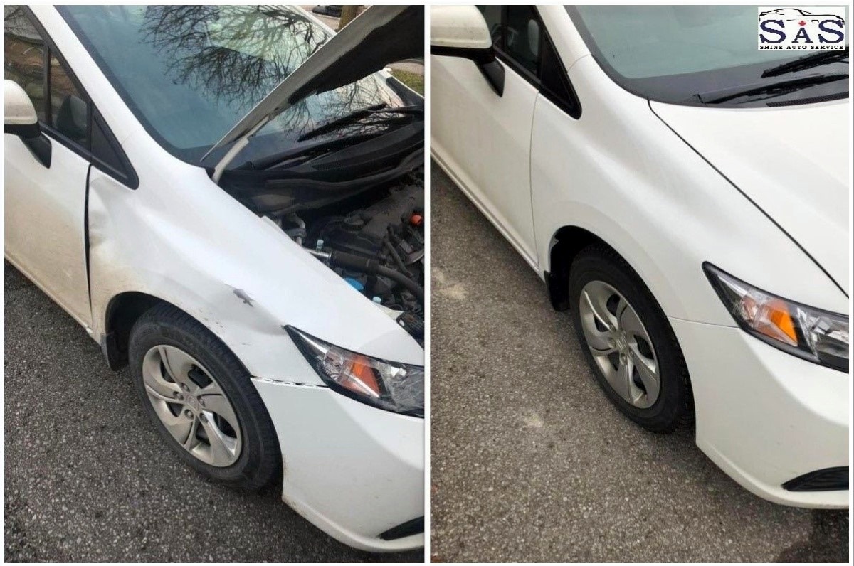 Dent and panel repair project