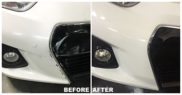 Paint and scratch repair project