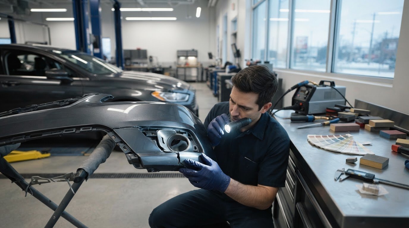 Cracked Bumper Repair Costs and Estimates in Oshawa