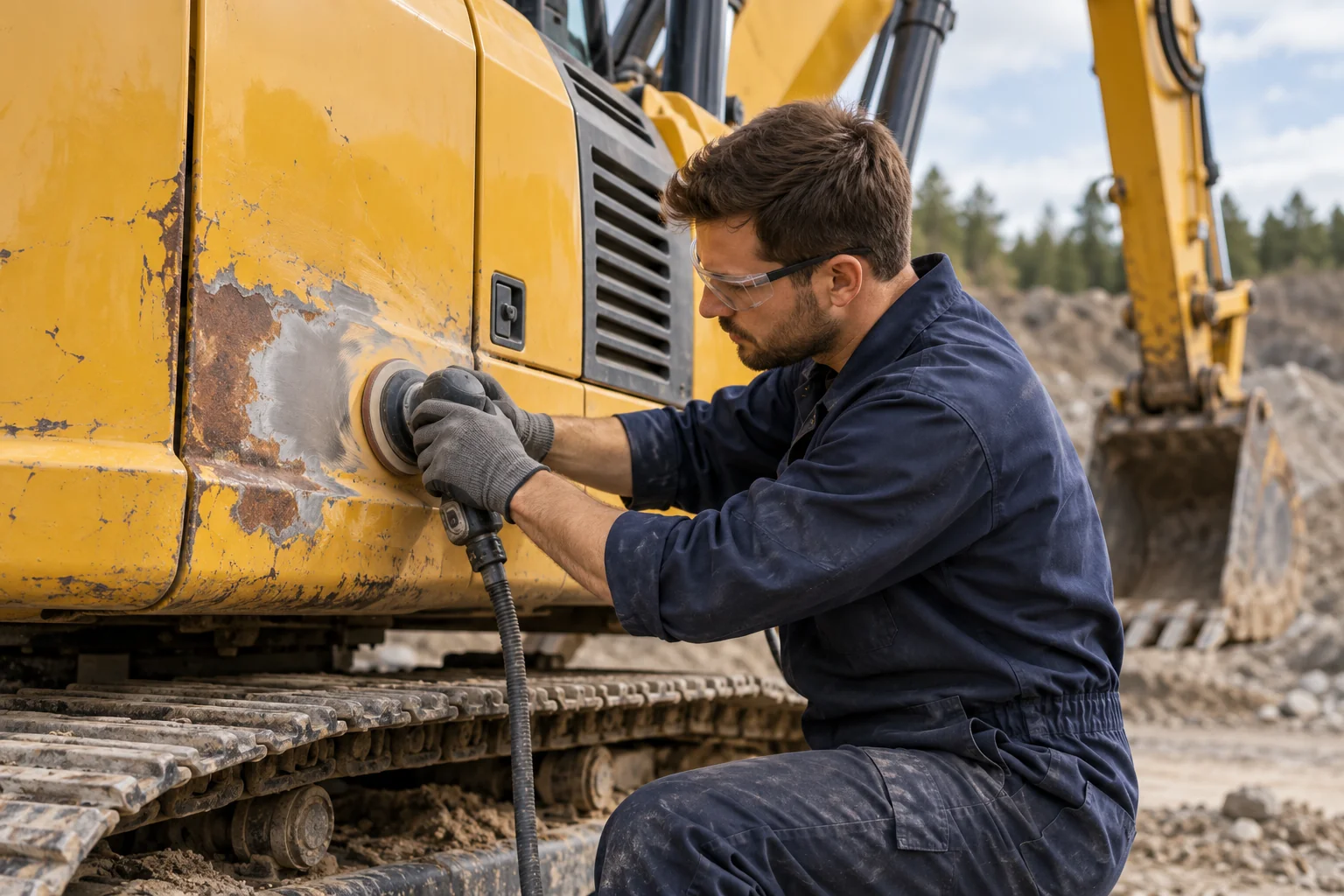 Heavy Equipment Bodywork — AI-generated service illustration